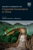 Research Handbook on Corporate Governance in China, Martin Conyon, 9781035312603, 9781035312610, 978-1035312603, 978-1035312610